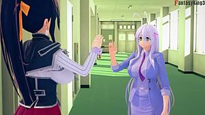 Koneko Fucking Big Black Cock In DxD NTR Fantasy!