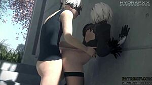 Watch Mingrad 18 in Nier Automata hentai.