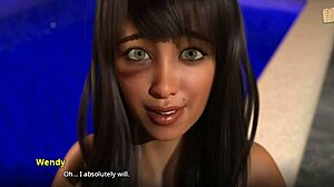 WVM 144 And Cedey Relaxing By The Pool In Animated Scene