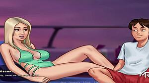 blowjob on expensive yacht in summertime saga e3 89