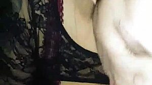 the slut eagerly deepthroats the cock with sloppy sucking