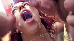 cum lovers, get ready for another hot swallow scene by bof!