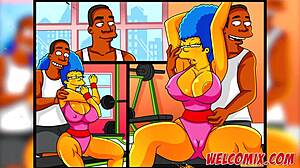Wow, Simptoons delivers epic Simpsons butt action!