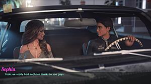 Blonde MILF wife and stepmother SAM flaunts BIG ASS in missing scene