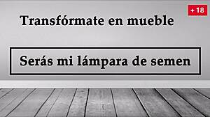 Transform into Furniture, Be My Cum Lamp in Spanish JOI Game