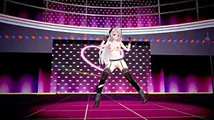 Azur lane characters feel intense pleasure.