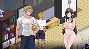 Hentai Game NTRaholic: Cheating Wife Pounded at Onsen