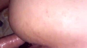 chubby bbw amateur gets ass eaten and creampied by boyfriend in gay encounter