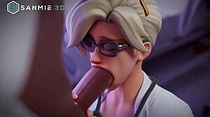 Overwatch Hentai Compilation! Intense Scenes From Episodes 144!