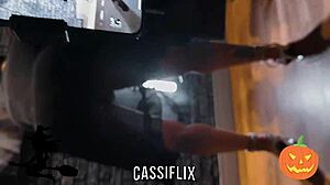 naughty witch casts spell for hard cock in ass to orgasm