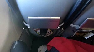 Public Airplane Blowjob With Teen Sucking Hard