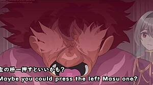 Curious if my favorite crossdressing hentai character visits the room in this machine-translated anime game trial version.