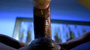 intriguing latina sucks monster 24cm cock deep