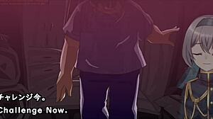 Curious if my favorite crossdressing hentai character visits the room in this machine-translated anime game trial version.