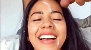 Me Corro En La Garganta Profunda De La Chupona