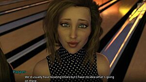 Watching the cheer routine in WVM 133.