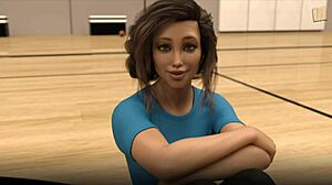 Meeting the New Assistant Coach with Big Tits and Ass!!