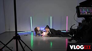 Eden Ivy's Perfect Pussy Gets Pounded Behind Scenes