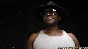 Keisha Grey Takes Interracial Gangbang Blowbang