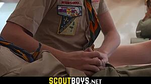 Enormous Cock Stuffs Two Twink Boys Raw!