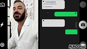o massagista gives hardcore massage with big cocks and group action