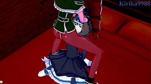 Garie tâmân and maria cadenzavna eve and micha jawkân intense futanari sex in symphogear hentai