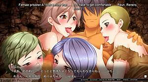 busty princess gets wild in hypnosis visual novel action!