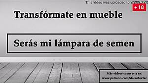 Transform into Furniture, Be My Cum Lamp in Spanish JOI Game