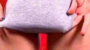 Blonde Girl Pees In Her Panties