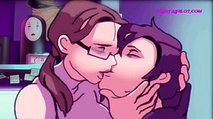 Stepson’s Huge Boner Surprises In Cartoon Porn