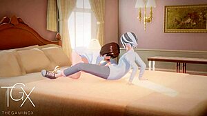 Futanari hentai girl nails anal in sexy outfit