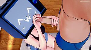 This TV woman enjoys hot exercises in her sportswear