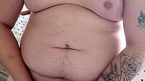 Fat Gay Man Jerking Off to Relax After Long Day