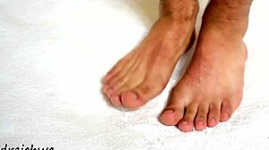 Man With Huge Feet In High Definition Fetish Video