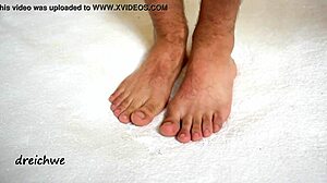 Man With Huge Feet In High Definition Fetish Video