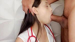 I treat my patient's erection with deepthroat