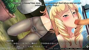 busty princess gets wild in hypnosis visual novel action!