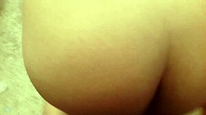 Black Top Cums On White Bottom Ass