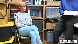 Black Teen Busted by Cop for Stealing Leash at Work!