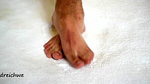 Man With Huge Feet In High Definition Fetish Video