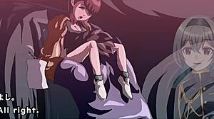 Curious if my favorite crossdressing hentai character visits the room in this machine-translated anime game trial version.