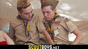 Enormous Cock Stuffs Two Twink Boys Raw!