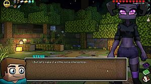 Hornycraft Parody Features Femdom in Cute Outfit