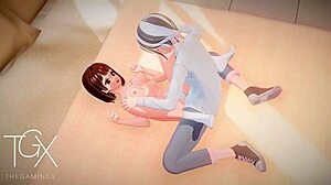 Futanari hentai girl nails anal in sexy outfit