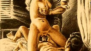 复古情色插画揭秘，诱惑十足！