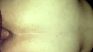 chubby bbw amateur gets ass eaten and creampied by boyfriend in gay encounter