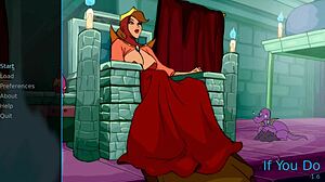 let's play if you do dungeon with interracial creampie and huge tits