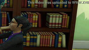 Voyeur Life 2 - Hidden Cam Blowjob In Office With Teacher