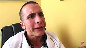 Blonde with Big Tits Convinced by Doctor for Life-Changing Blowjob