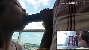 Feeling the passion with hot black chick in intense creampie